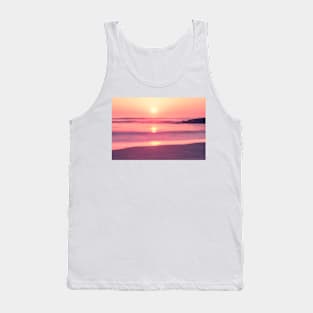 A sunset at Furadouro beach, Ovar, Aveiro region of Portugal Tank Top